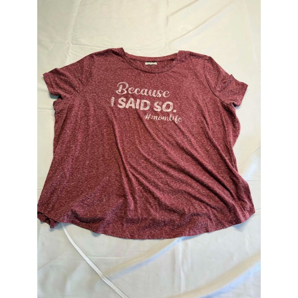 Maurice's red because I said so graphic tee plus size 3